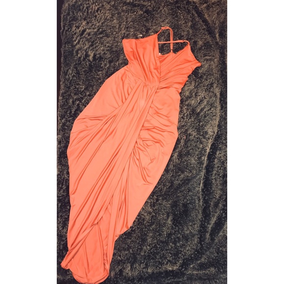 Orange mermaid dress - Picture 1 of 3